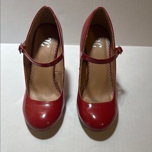 Women's Red Mary Jane Shoes size 7.5